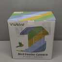 Bird Feeder with Camera Solar Powered - Smart Bird Feeder Camera 2K HD Live Stream, 5MP Photos, AI Identification for Backyard, 2.4Lb Large Capacity, Gifts for Mom Dad, Green