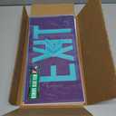 Photoluminescent Exit Sign Aluminum. OSHA/ASTM/ANSI American Standard. 14.25" x 7.5" Weather Proof. NightBright USA Item: NCC-R
