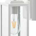 VIANIS Outside Lights for House Wall Mount, White Dusk to Dawn Outdoor Lighting Fixtures, Waterproof Anti-Rust Aluminum Porch Lights with Tempered Seed Glass, Modern Outdoor Wall Lantern for Garage (Standard D2D)