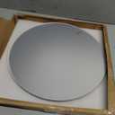 Amyhill 8 Pcs Round Mirrors for Centerpieces Table Decorations Acrylic Circle Mirrors Tray Candle Plates for Wedding Baby Shower Birthday Party Bulk Supplies(14 Inch)