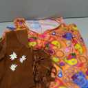 Morph Short Hippie Costume for Women, 70s Women Halloween Costume, Retro Hippie Outfit, Festival Attire M