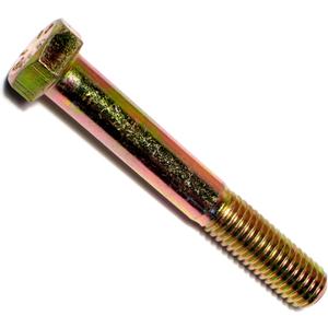 014973253578 Grade 8 Coarse Hex Cap Screws, 1/2-13 x 3-1/2, Piece-10 , Yellow 014973253578 Grade 8 Coarse Hex Cap Screws, 1/2-13 x 3-1/2, Piece-10 , Yellow