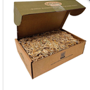 Organic Garden Straw (5lb) | Blue Mountain Hay | Straw Mulch for Raised Bed Gardens, Yard Landscaping, New Lawn Grass Seed Plantings, Tomato & Vegetable Mulch | Covers up to 75 sq ft