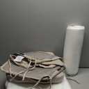 AAAAAcessories D-Shaped Chair Cushions, 2" Thick Dining Chair Pads with Ties and Removable, Machine-Washable Cover, 17" x 16", Set of 6, Oatmeal Beige