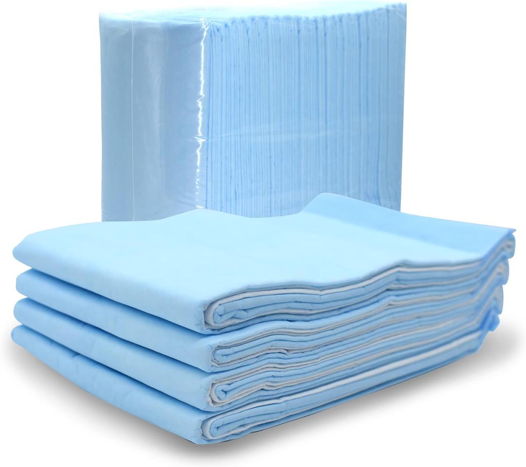 Large 22 x 36 Inches Premium Disposable Underpads by SNL - Chux - 25 Pack - Excellent Absorbency, Fluff Heavy Weight Cotton Top - Pet, Baby, Bedding and More - Made in USA