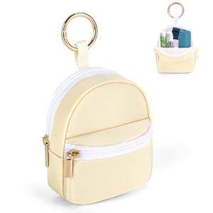Likesing Asthma Inhaler Case, Canvas Inhaler Pouch Holder Compatible with 2 Handy Ventolin, Inhaler Holder for Adults Kids (Storage Bag Only, Beige)