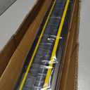 2 Pcs 1.25" High Universal Garage Threshold Seal Strip Flexible Total Length 8'3" Garage Door Flood Bottom Barrier Seal DIY PVC Weather Stripping Replacement, Not Include Adhesive