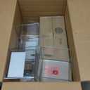 iDesign Stackable Open-Front Storage Bins for Kitchen and Pantry Organization - Set of 6 - Clear