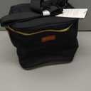 Mancro Breastmilk Cooler Bag with Ice Pack, Fits 6 Baby Bottles Up to 9 Ounce Insulated Baby Bottle Bag, Breast Milk Cooler on The go with Strap, Bottle Storage Bag for Nursing Mom Daycare, Black