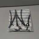 Black and White Shower Curtain, Modern Aesthetic Black Striped Shower Curtain Set for Bathroom Waterproof Polyester Shower Curtain with Hooks, 60x72 Inch