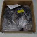 Brightever LED Outdoor String Lights 100FT Patio Lights with 52 Shatterproof ST38 Vintage Edison Bulbs, Outside Hanging Light Waterproof for Porch, Deck, Garden, Backyard, Balcony, 2700K Dimmable (100FT-Warm White, Black Wire)