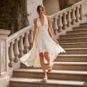 Marc Ford Platform Sandals Women Fashion Raffia Sandals Summer Beach Wedges Heels for Women with Adjustable Buckle