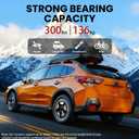 300lbs Roof Rack Cross Bars Compatible with Subaru Crosstrek 2018 2019 2020 2021 2022 2023 & Impreza 2017-2023, Aluminum Lockable Crossbars for Rooftop Cargo Carrier Luggage Kayak Canoe Bike