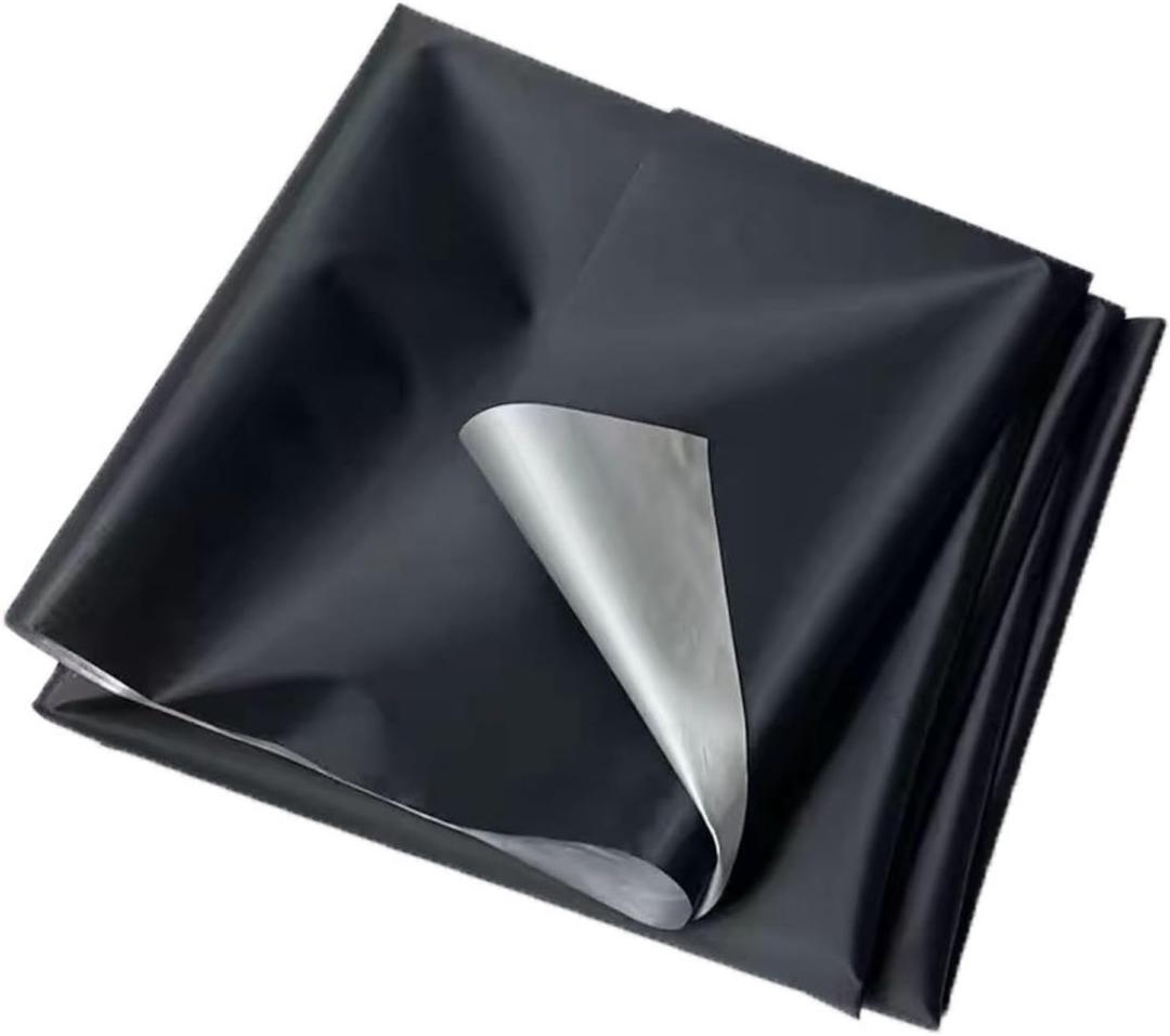 Portable Blackout Curtains Temporary Blackout Blinds Can Be Freely Cut Curtains Non-Perforated Blinds Easy to Install Suitable for Bedroom Attic Apartment Travel (57.1 * 137.8inch)