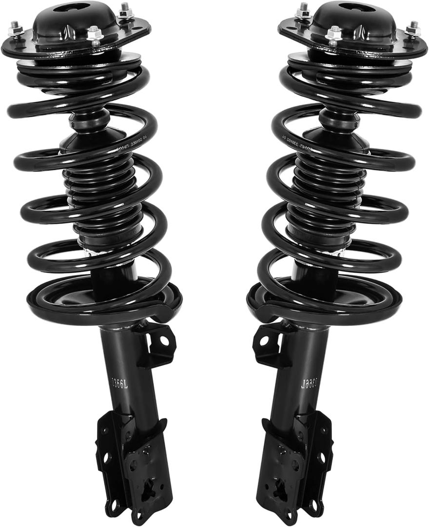 Front Left & Right Complete Struts Shocks 172199 172200 Compatible with 2004-2011 Chevy Malibu, 2007-2009 Saturn Aura, 2005-2010 Pontiac G6 Front Shock Absorbers