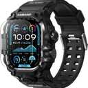 amBand Rugged Case with Band for Apple Watch Ultra 3/2/1 49mm, M3 Military Grade Shockproof Cover, Includes Screen Protector Kit, Tactical Band for Men - Compatible with iWatch Ultra, Matte Black