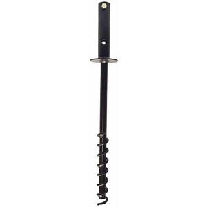 Erva TWIST -In Ground Socket for 1-Inch Poles Twist In To 20-Inch Depth