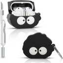 Case for Samsung Galaxy Buds 3/ Buds 3 Pro | Silicone Charging Protective Cover | with Cleaning Kit and Carabiner | Cute Cartoon Skin | Various Styles Earbuds Case for Boys Girl Teen (BKelf)