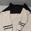 Oversized Sweaters for Women Trendy Chunky Batwing Long Sleeve Casual Crewneck Ribbed Pullover Tunic Sweater L