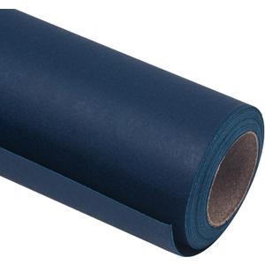 RUSPEPA Kraft Paper Roll - 30 inches x 32.8 feet - Recyclable Paper Perfect for Wrapping, Craft, Packing, Floor Covering, Dunnage, Parcel, Table Runner, Navy Blue