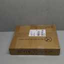 Furologee End Table with Storage Shelf and Fabric Drawer, 2 Tiers Industrial Nightstand, Bedside Table Organizer for Living Room Bedroom, Rustic Brown, Easy Assembly (1)