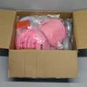 Tricycle for Toddlers 1-3 3-5 Year Olds, Unicorn Toddler Bike Baby Balance Bike with Colorful Lighting Wheels & Large Basket, Birthday Gift and Toy for 1 2 3 4 5 Year Olds Girls (Pink)