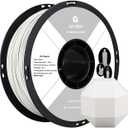 R QIDI TECHNOLOGY PLA Filament 1.75mm, 3D Printer Filament PLA Rapido, Suitable for High Speed Printing, 3D Printing Filament Fit Most FDM 3D Printers, 1 KG Spool (2.2lbs), White