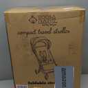 KOOLA BABY Lightweight Travel Stroller for Baby & Toddlers - Easy Fold & Compact Stroller with Canopy, Storage Basket, Multi-Position Recline & Convenient One-Hand Fold (Grey)