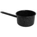 Black Enamel Saucepan, Aluminum Stove Top Percolator Maker Durable, Brew Coffee On Stovetop, Silver, Canvas Lunch Bag