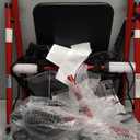 Medline Superlight Folding Aluminum Mobility Rollator Walker, Red, 250 lb. Weight Capacity, 6" Wheels, Adjustable Arms and Seat, Foldable Rolling Walker for Seniors (Burgundy)