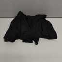 Women's Long Sleeve Cardigan Sweater, Button Down Knit Shrug, Slim Fit Stretch Soft Lounge Office (Black, M)
