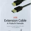 USB Extension Cable A Male/ A Female Extends The Length Of Any USB Cable -- For All Brands 10ft 3m