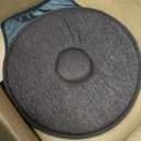 OUNONA 360 Degree Rotating Car Seat Cushion Swivel Seat, 42x37x3cm