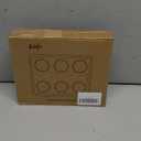 Round Cookie Chocolate Mold 5 Pack, 6 Cylinders Each, Chocolate Covered Round Cookies,Candy, Cookies and Chocolate, and Even Soap Molds (Large)