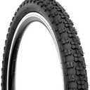 Hycline Kids Bike Replacement Tires Set: 2-Pack 12.5/14/16/20x2.125 Inch Premium Butyl Rubber Wear-Resistant Folding Bicycle Tires and 2 Pcs Bike Tubes Schrader Valve with Tire Levers for BMX MTB