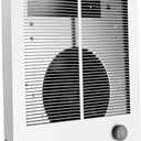 198 High Capacity Electric Wall Heater for 3800W, 240VAC Energy-Saving Electric Heaters with White Painted Grille, Quiet Operation for Indoor Use