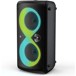 Monster Cycle Plus Bluetooth Speaker, 320W High Power Portable Party Speaker with 7 Lighting Effects, 108dB Loud Stereo Sound, 24H Playtime, Speakers with Subwoofer for Outdoor