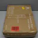 Bed Rails Elderly Adults Safety, Bed Assist Rail for Seniors with Motion Sensor Light & Pouch, Adjustable Bed Cane Portable Non-Slip Ergonomic Handle, Fit King Queen Full Twin, Light Grey