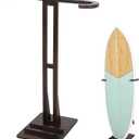 Surfboard Stand Racks, Sturdy Surfboard Racks Standing with Floor-Standing Design,Stand Shortboard and Longboard Organizer, Beech Wood, 1PCS