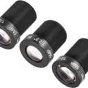 MECCANIXITY CCTV Lens 8mm/12mm/16mm 5MP F2.0 FPV Wide Angle for CCD Camera, 3 Pack