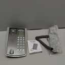 Wall Telephone,Corded Telephone Wall Mount Desktop Corded Caller ID Telephone,LCD Display Landline Telephone for Home Office Hotel Call Center,Gray