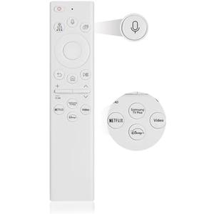 for Samsung Frame TV Remote Replacement, for 2018-2024 Samsung Frame Remote, Voice Function. for Crystal QLED QLED 4K 8K. Bn59-01391A(No Solar).