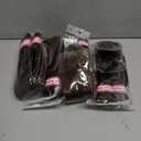 Pre Stretched Braiding Hair 12 Inch 8 Packs Ombre Brrown Short Braiding Hair Natural Easy Braid Hot Water Setting Professional Synthetic Hair Extensions Soft Yaki Straight Texture (#1B/30)