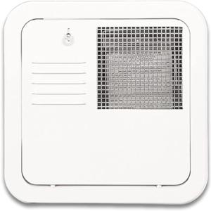 Suburban Direct Fit Flush Mount Water Heater Replacement Access Door, Polar White Exterior Access Door, Use with Suburban 4 and 6 Gallon Tank Water Heaters (6255APW)