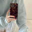 Aesthetic Tortoise Shell Phone Case for iPhone 15 Pro 6.1in,Retro Cool Girl Leopard Print Brown Amber Trendy Full Camera Protective Cover for iPhone 15pro 6.1"