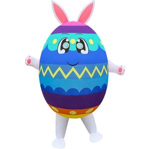 Easter Day Inflatable Egg Costume Party Blow-up Costume for Adult/Easter