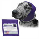Happy Hoodie The Original Dog & Cat Calming Band - American Brand - Anxiety Relief/ Noise Protection-Grooming-Thunder-Fireworks (X-Large, Purple) - Since 2008