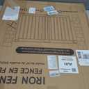 Baby Gate for Stairs & Doorways - Fits Openings 26 to 43 Inches Wide (Must Drill to Install) | 29" Extra Tall with No Bottom Bar | One-Handed Auto-Close Walk-Thru Gate for Kids & Pets, White