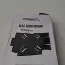 SABRENT Mac Mini VESA Mount/Wall Mount/Under Desk Mount [Black] (BK-MABM) (Black)