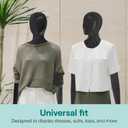 SereneLife Premium Female Mannequin 68.9" Life-Size Dress Form with Realistic Face, Rotating Head, Flexible Limbs, Detachable Body & Sturdy Metal Base for Boutiques, Exhibits & Fashion Display